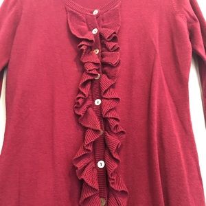 Mias Closét Tops - Magenta Ruffle Long Sleeve Mias Closét Tops - Magenta Ruffle Long Sleeve